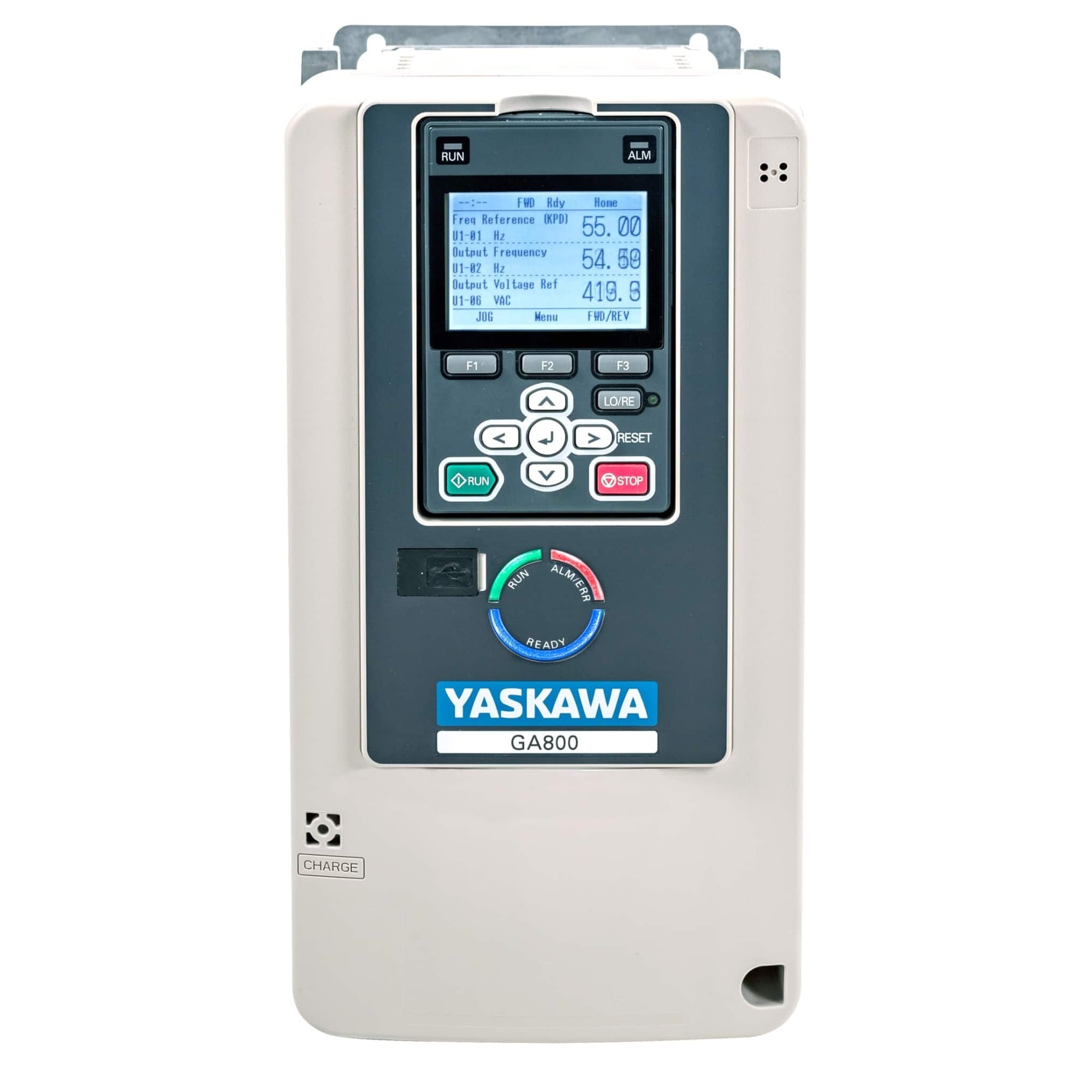 GA80U4002ABM GA800 AC Drive, 240 V AC, 2.1 A, 1 hp, 5.51 in W 6.93 in D