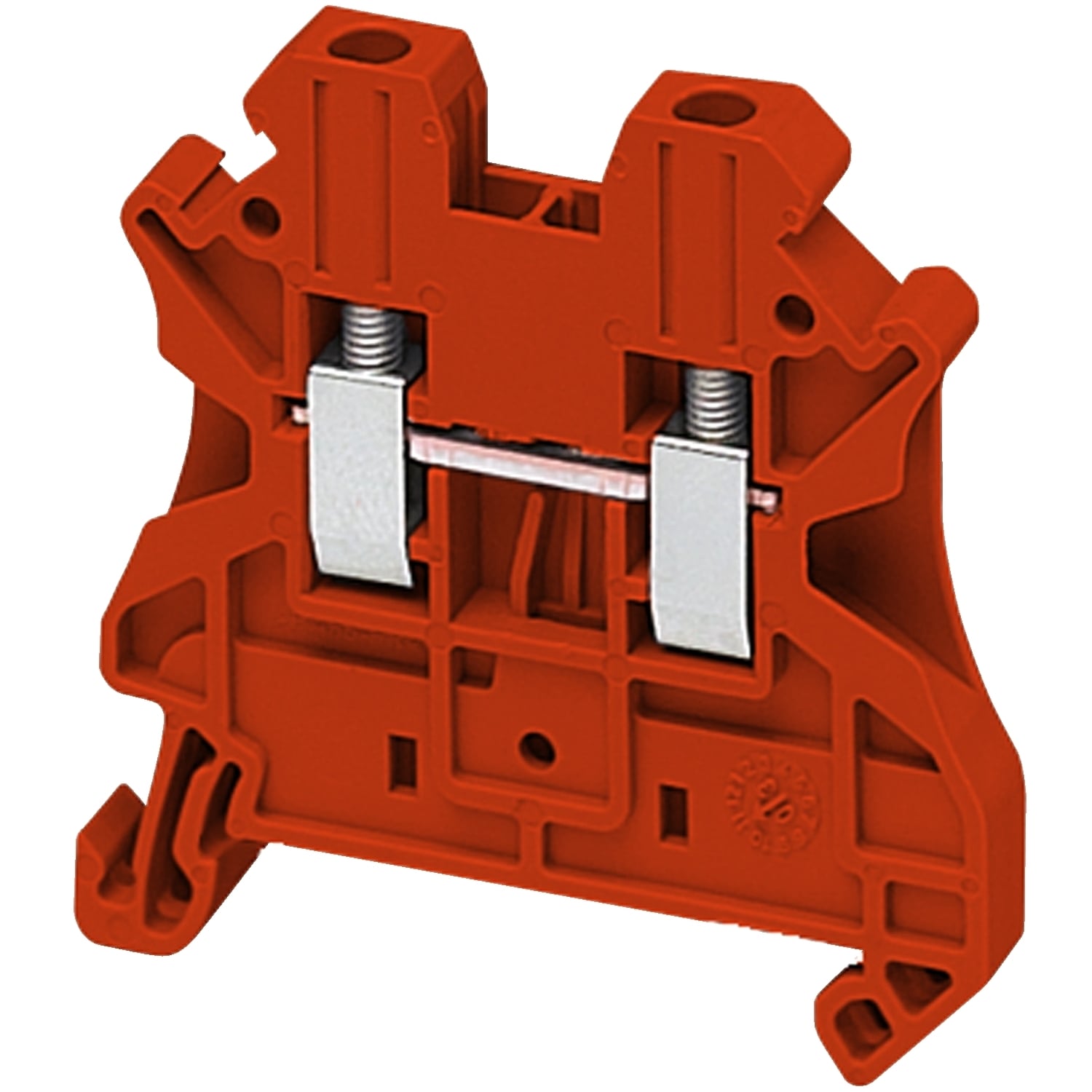 NSYTRV22RD Linergy TR 1-Level 2-Terminal Feed-Thru Terminal Block, 1000 V, 24 A, 26 to 12 AWG Solid/Stranded Wire, 1 Poles, DIN Rail Mount