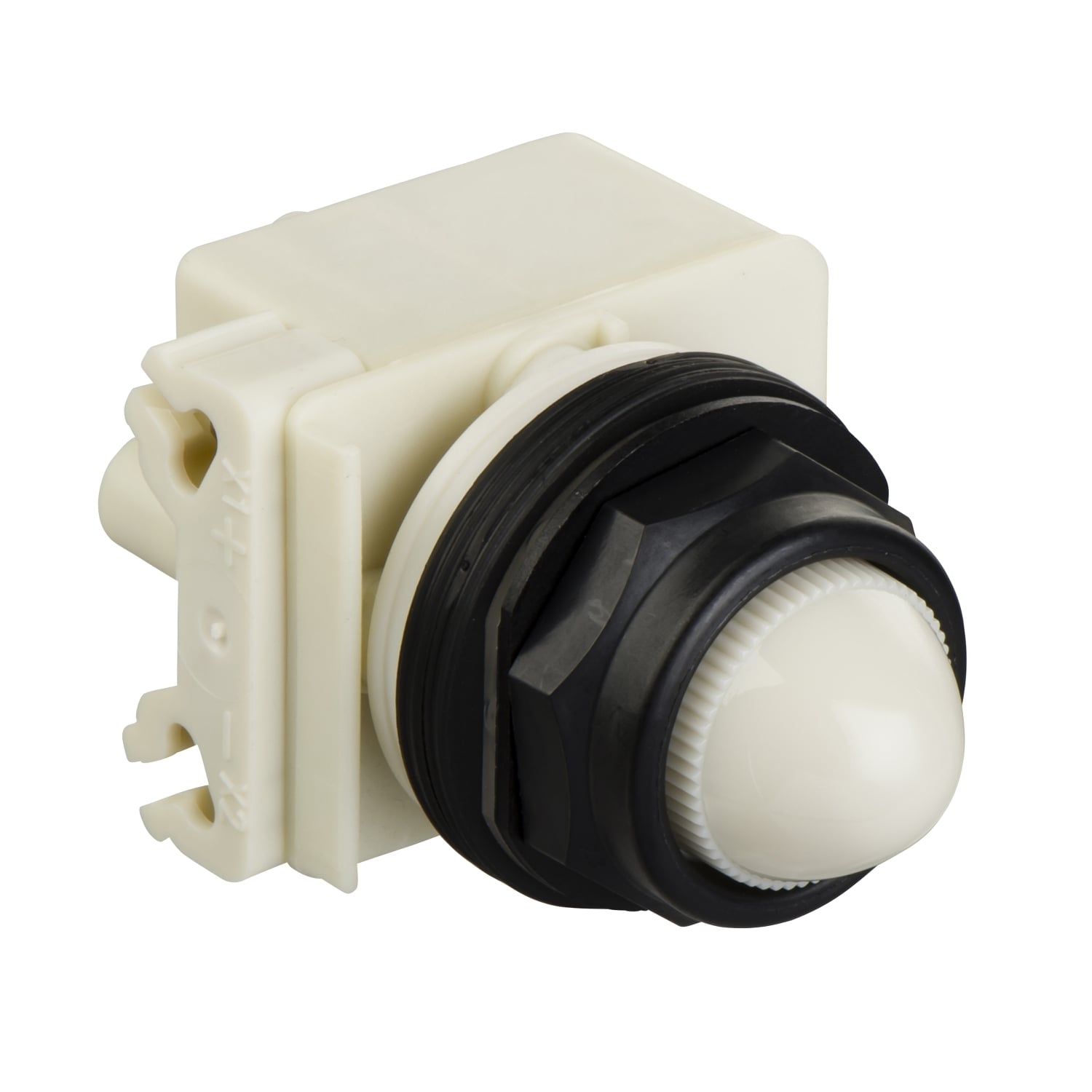 9001SKP35LWW9 Harmony Type SK Corrosion-Resistant Standard Pilot Light, 24 to 28 V AC/DC, 0.28 VA, Domed Lens, Panel Mount