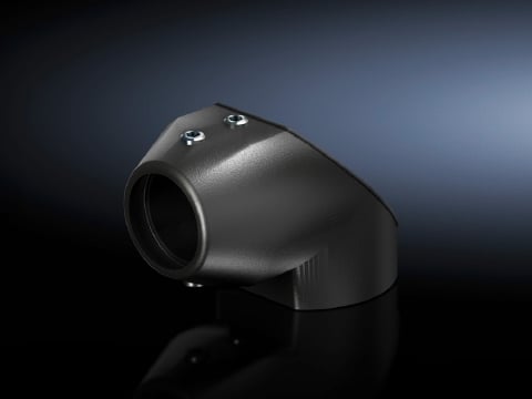 6501120 90 deg Angle Coupling, For Use With 90 x 71 mm Support Arm Connection, Steel, Graphite Gray