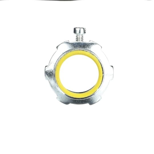 TC723A Steel City Insulated Set Screw Connector, 1 in Trade, For Use With EMT Conduit, Steel, Zinc Plated