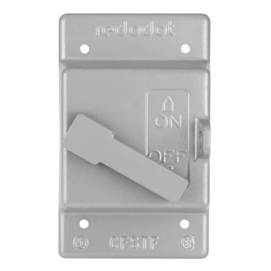 CFSTF T&B FS/FD Weatherproof Device Box Cover, 4-9/16 in L x 2-13/16 in W, Die Cast Aluminum