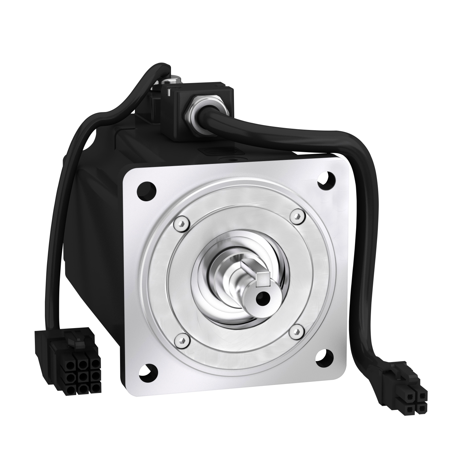BCH2LF0430CA5C 1 or 3-Phase Smooth Shaft End Servo Motor, 220 V, 2.52 A, 5000 rpm Speed, Flange Mount