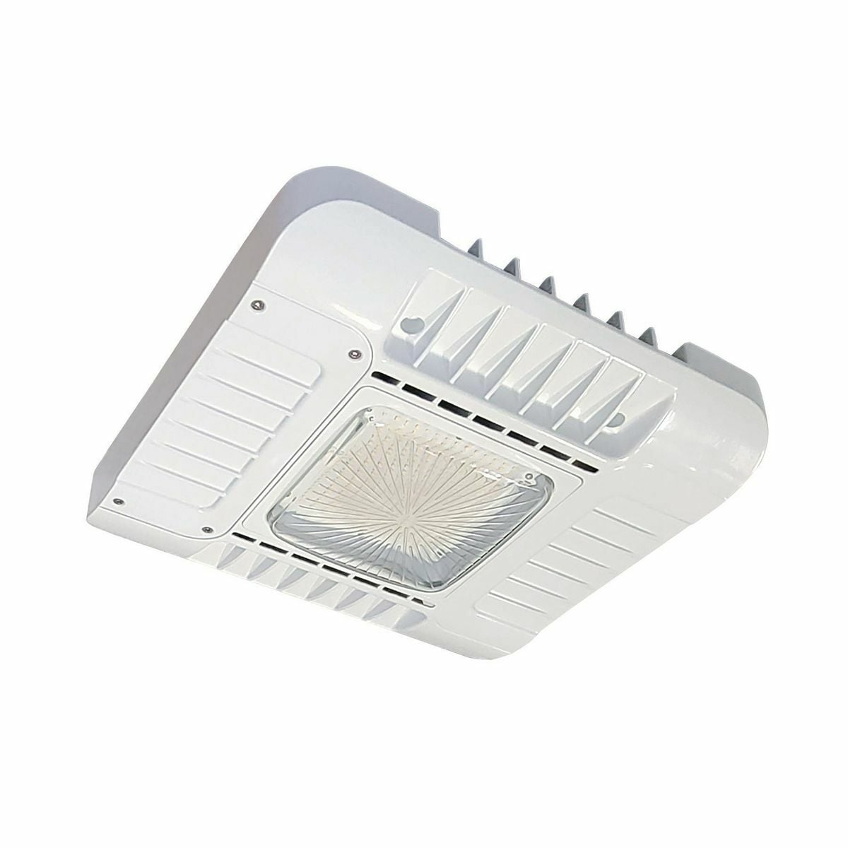 GSY Galasy II Canopy Luminaire is designed for easy installation and maintenance featuring field serviceable driver as well as universal retrofit solutions for HID replacements.