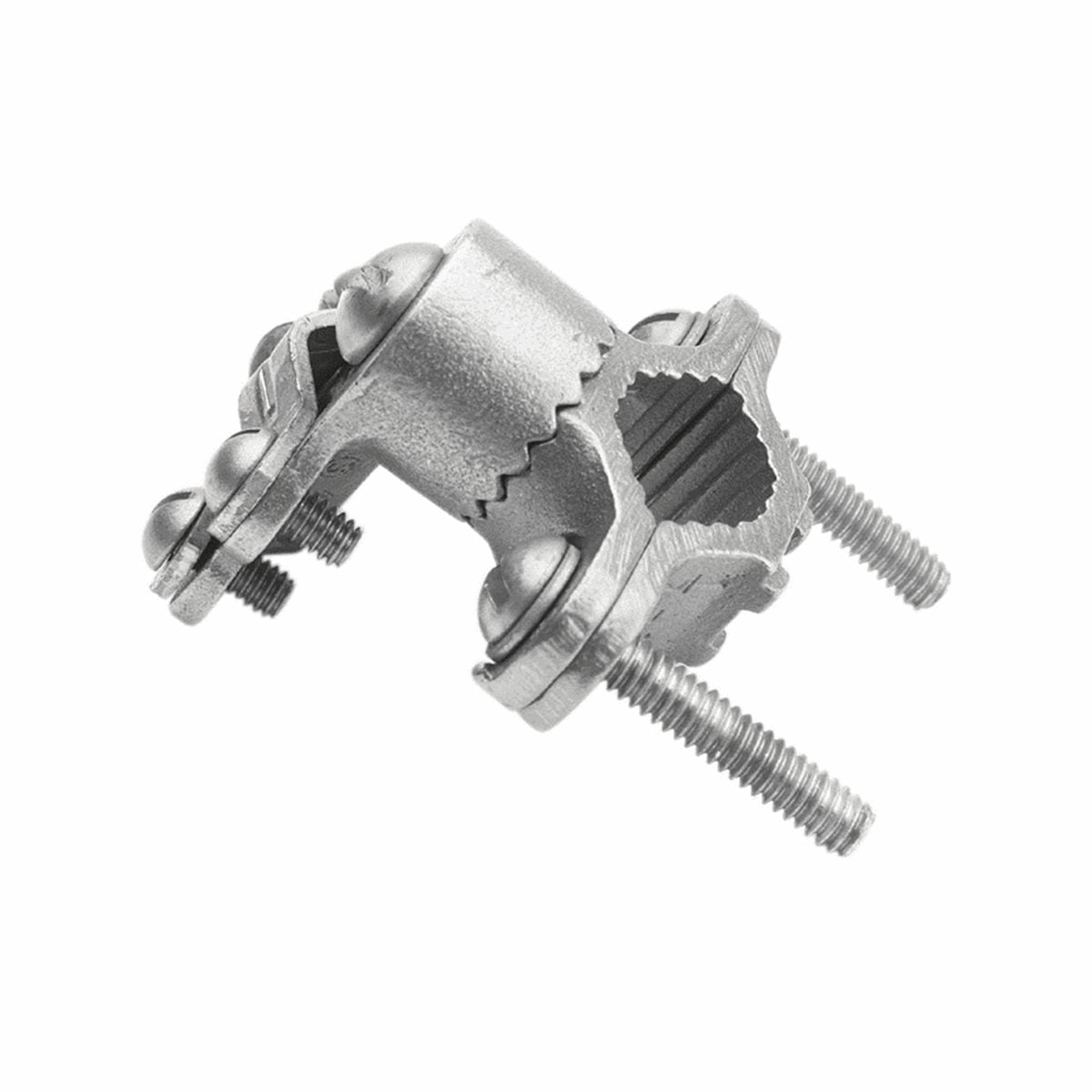 C22HD4/0DB Ground Clamp, 8 to 4/0 AWG Conductor, Cast Bronze Body/Silicon Bronze Screw