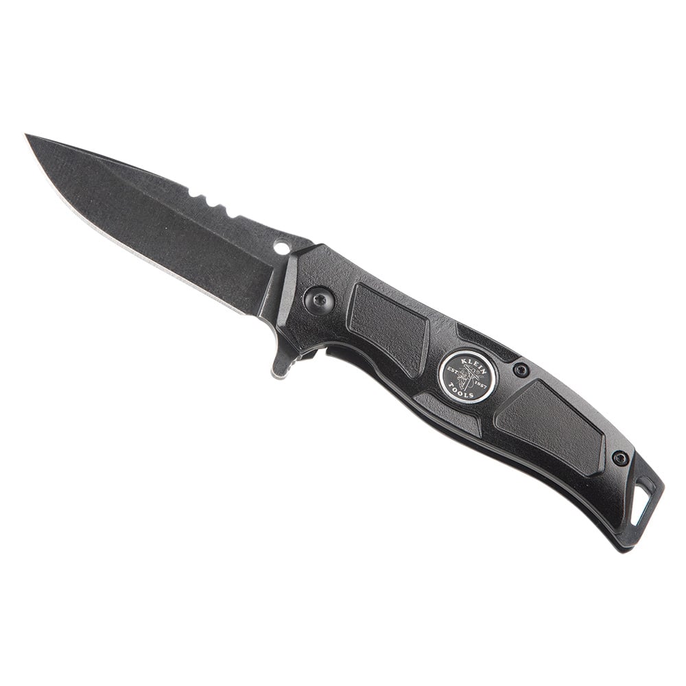 44228 Open Electricians Pocket Knife, Stainless Steel Drop Point Blade, 2.95 in L Blade, Bearing Assist Opening