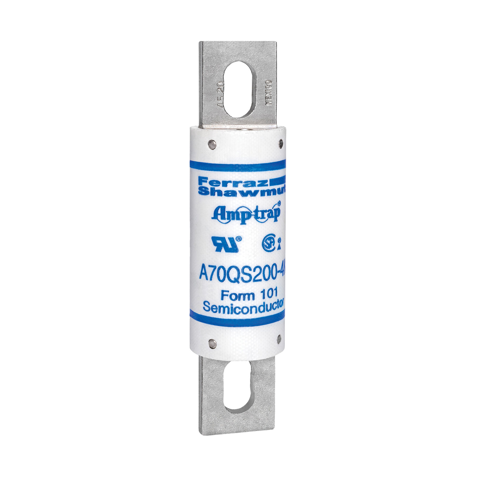 A70QS200-4IL Amp-Trap High Speed North American Style Semiconductor Fuse With IL Indicator, 200 A, 700 V AC/DC, 100/200 kA Interrupt, Class: Form 101, Cylindrical/Round Body