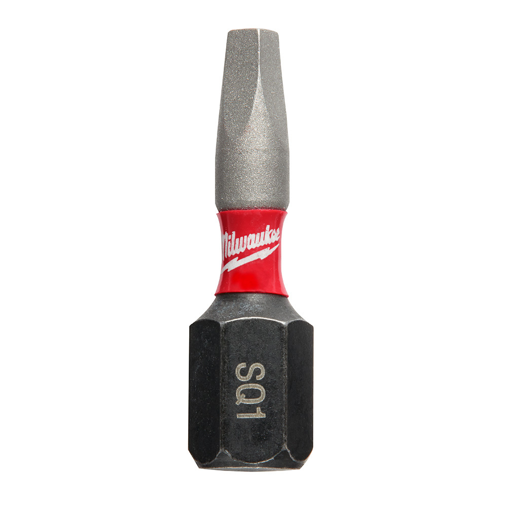 48-32-4761 Shockwave Impact Duty Impact Insert Bit, #1 Square Point, 1/4 in, Steel