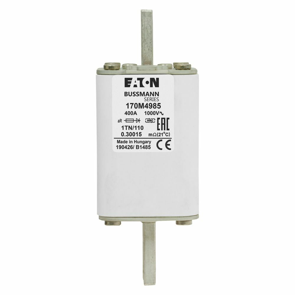 170M4985 High Speed Fuse, 400 A, 690/700 V AC, 150 kAIC Interrupt, Class: AR, Square Body