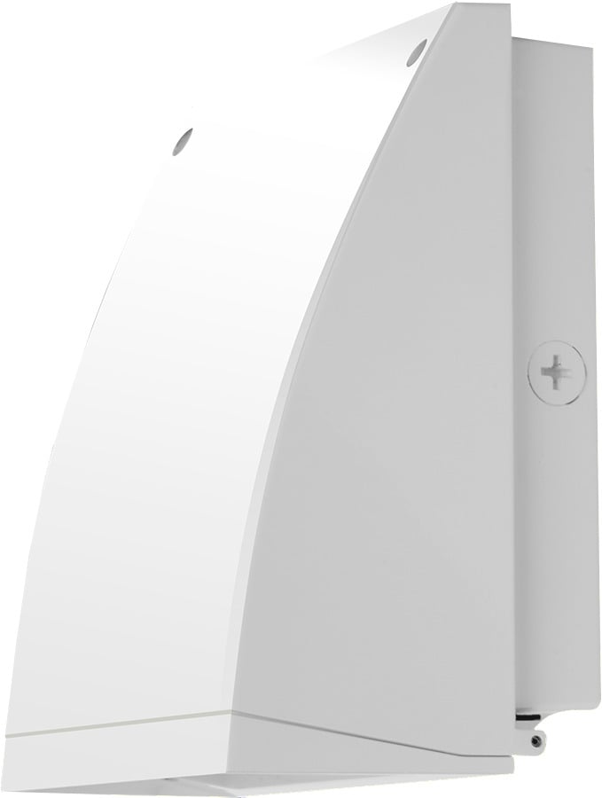 SLIMFC37NW 0 deg Full Cutoff Wallpack,) LED Lamp, 35 W Fixture, 120/208/240/277 VAC, White Housing
