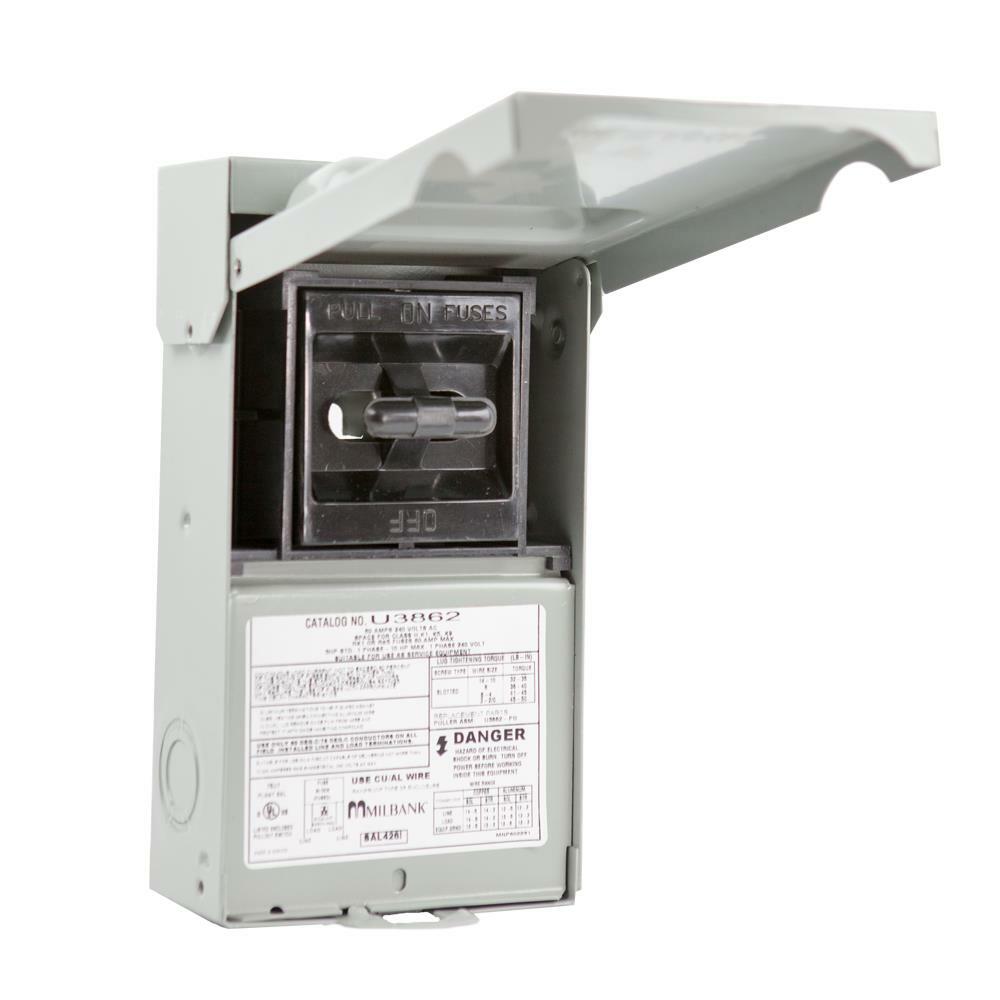 60 AMP FUSED AC DISC PULL-OUT