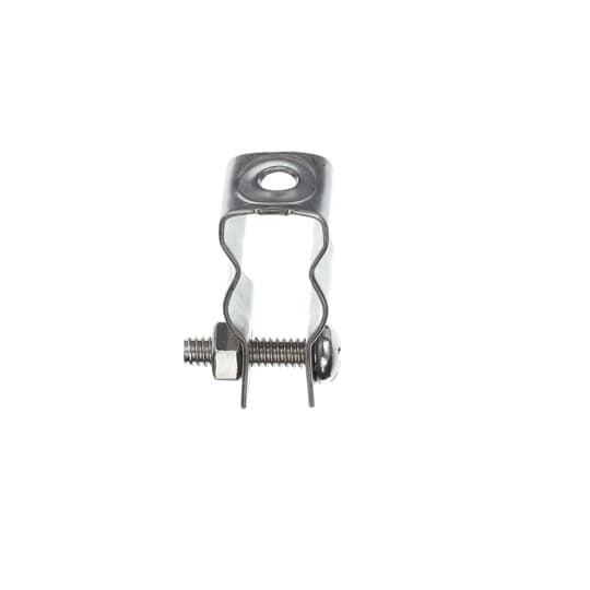 6H0-BSS Steel City 6H-B Conduit Hanger With Bolt, Hex Nut, 1/2 x 3/8 to 1/2 in, For Use With 1/2 to 4 in EMT, Rigid and Pipe Conduits, Stainless Steel, Electro Galvanized