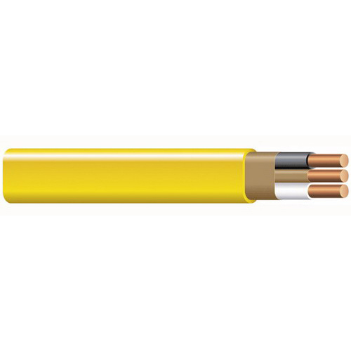 Nonmetallic Sheathed Cable with Grounding, 12 AWG, 2-2 Copper Conductors, 1000 Foot Reel