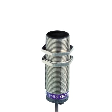 XSAV11801L10 OsiSense XS Fixed Cylindrical Proximity Sensor, Inductive, Discrete Output, 1NC Contact, 20 to 264 V AC/24 to 240 V DC