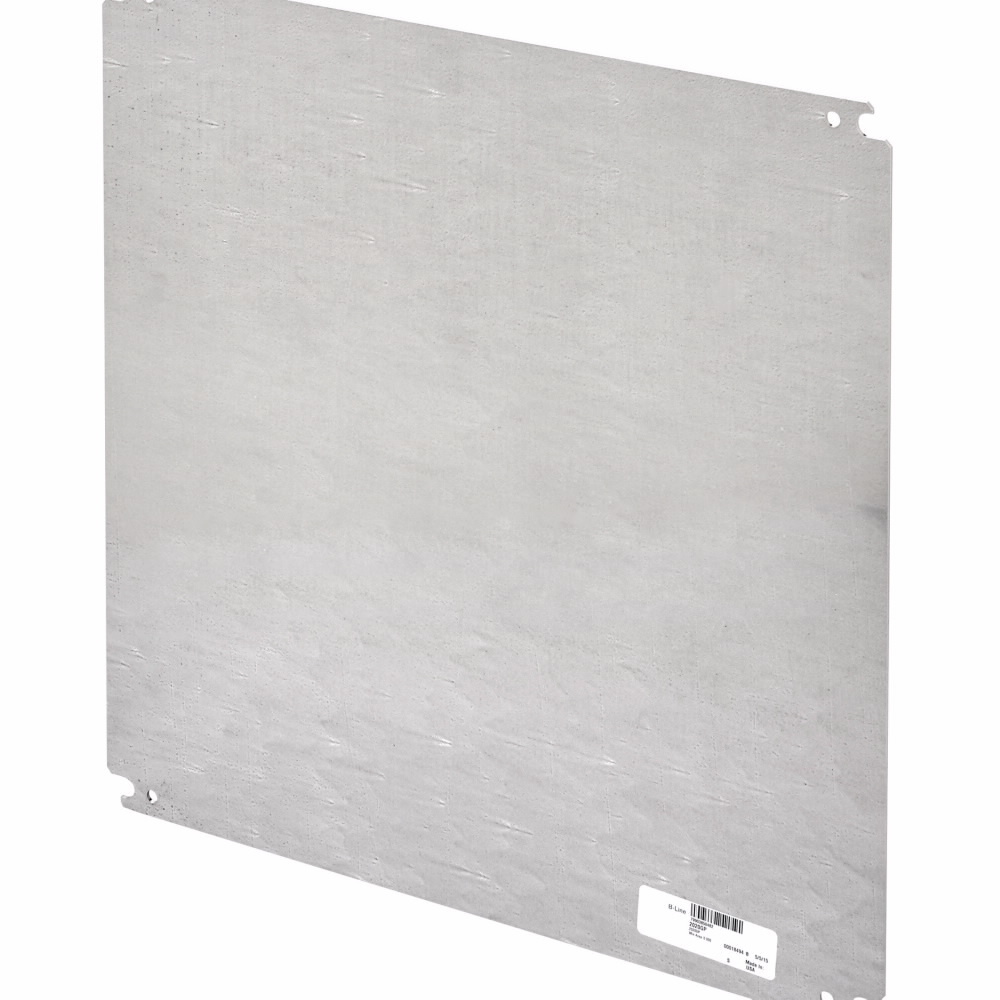 108P Enclosure Panel, 6 in W x 8 in H, Steel, White