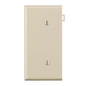PSE14-T Combination Sectional Blank Wall Plate, 1 Gangs, 2.28 in W x 4.5 in H, Thermoplastic Nylon, Light Almond