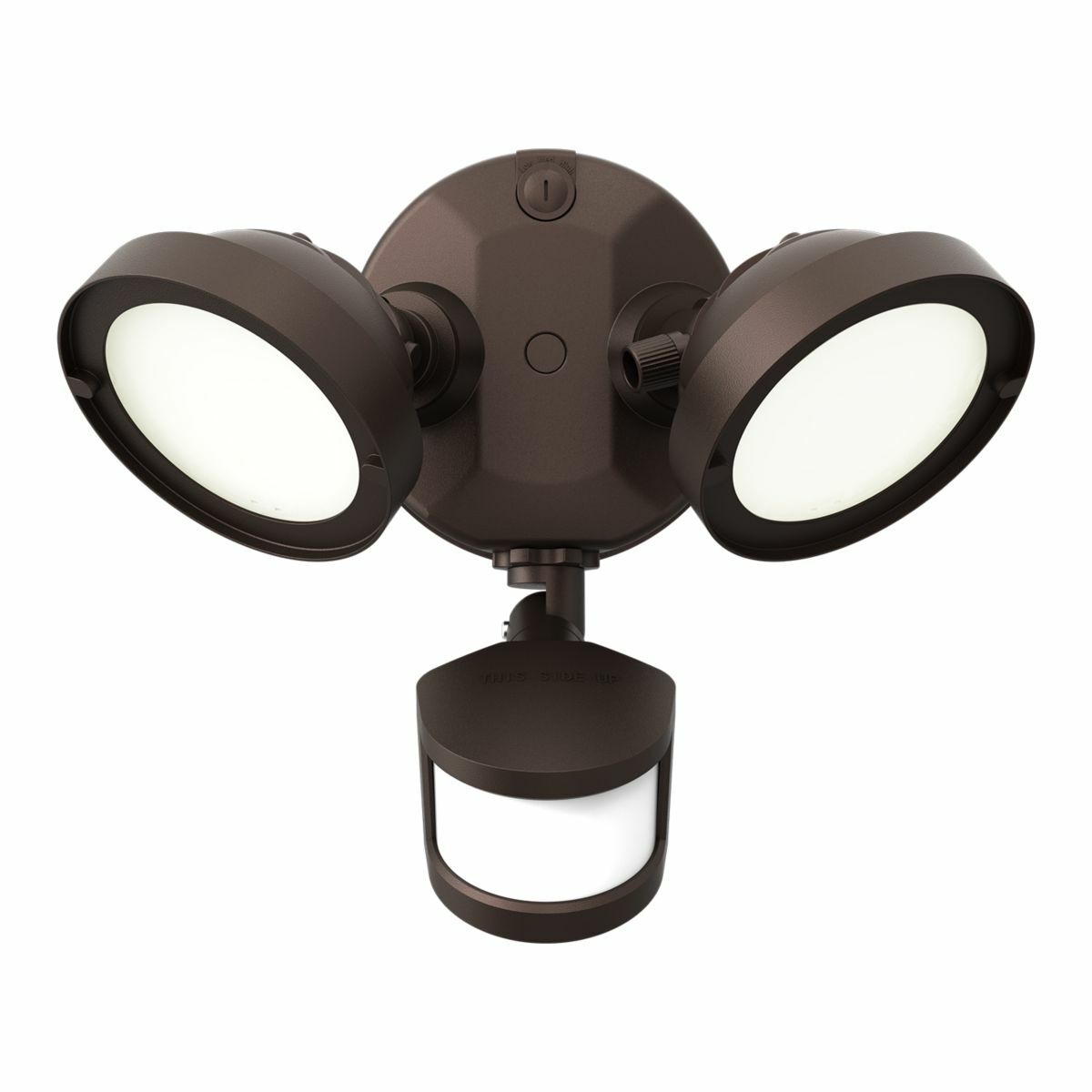 TGS2S402MRRB Security Flood Light with Motion Sensor, Twin Head, Bronze