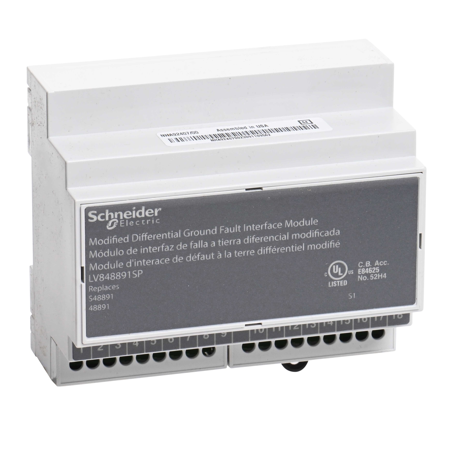 LV848891SP Masterpact Restraint Interface Module