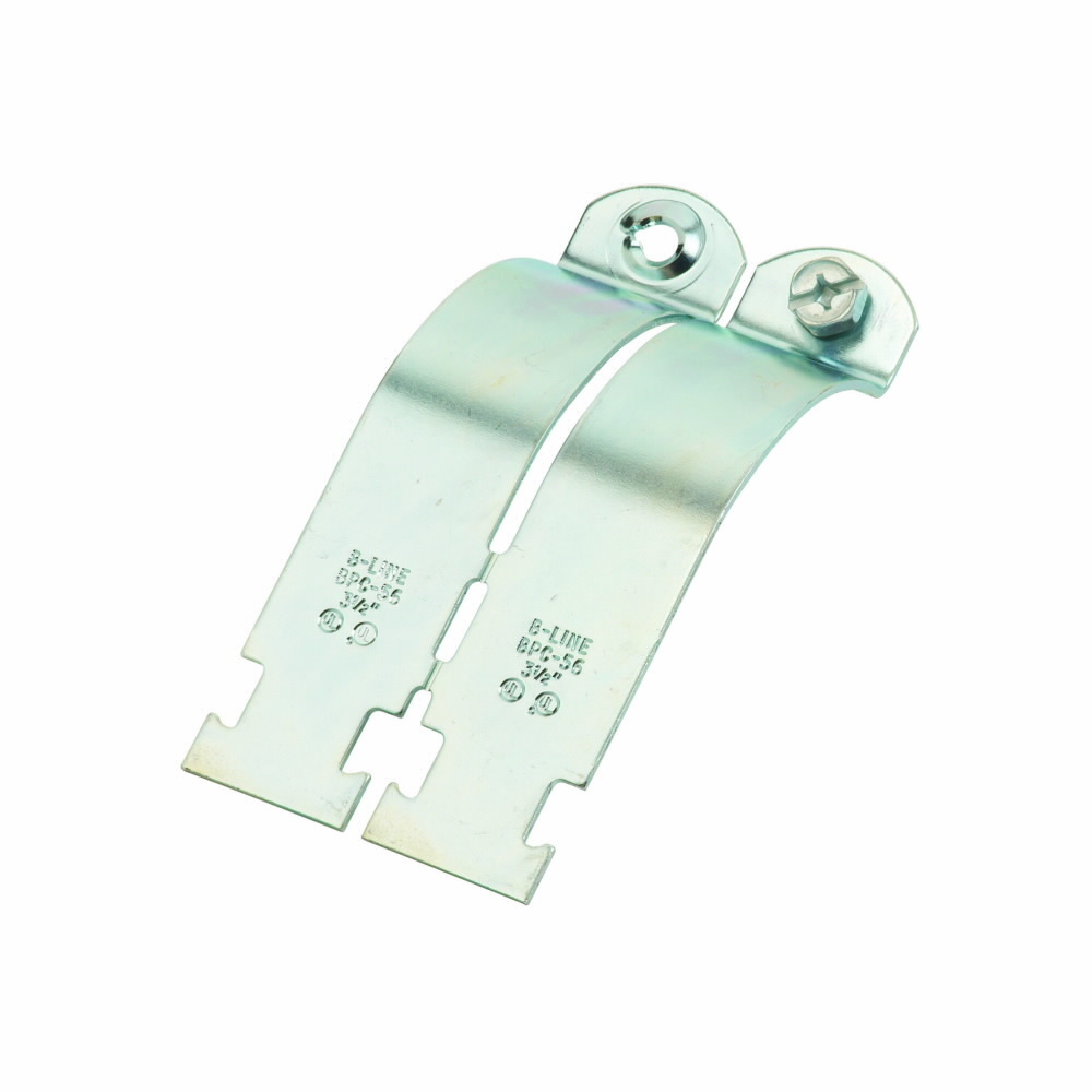 BPC-40 2-Piece Break Apart Conduit Clamp, 2-1/2 in Conduit, 200 lb Load, Low Carbon Steel
