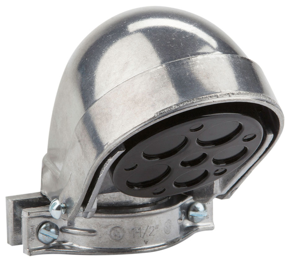 EC100 Clamp-On Entrance Cap, 1 in, Aluminum