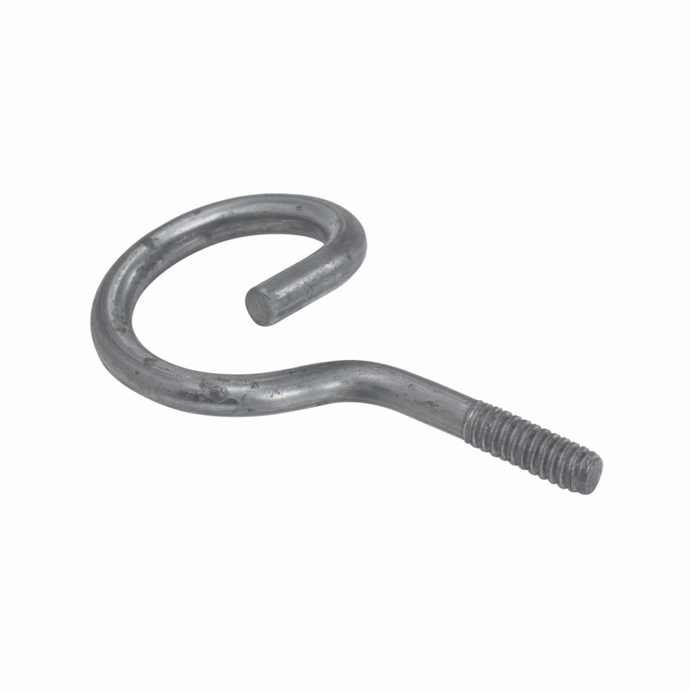 BR-8-T 1-Piece Threaded Bridle Ring, 1/2 in Ring, Steel, Pre-Galvanized