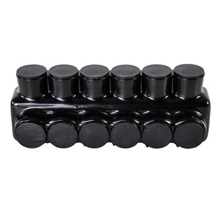 IPLD250-6 Polaris IPLD Double Sided Entry Insulated Multi-Tap Connector, 6 AWG to 250 kcmil Aluminum/Copper Conductor, Plastisol