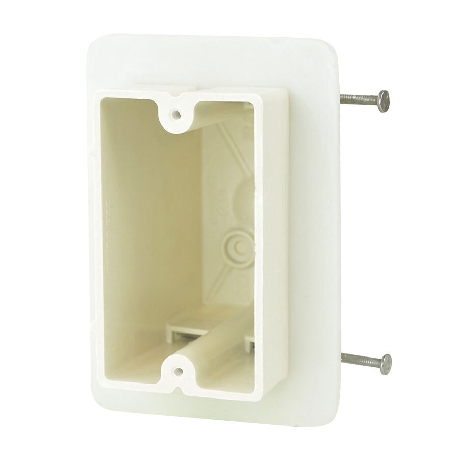 1099-NV2 FiberglassBOX Premier Series Air Sealed Electrical Box, Fiberglass Reinforced Polyester, 22.5 cu-in, 1 Gang, 2 Outlets, 4 Knockouts, 3-3/4 in H x 2-1/4 in W x 3-9/16 in D