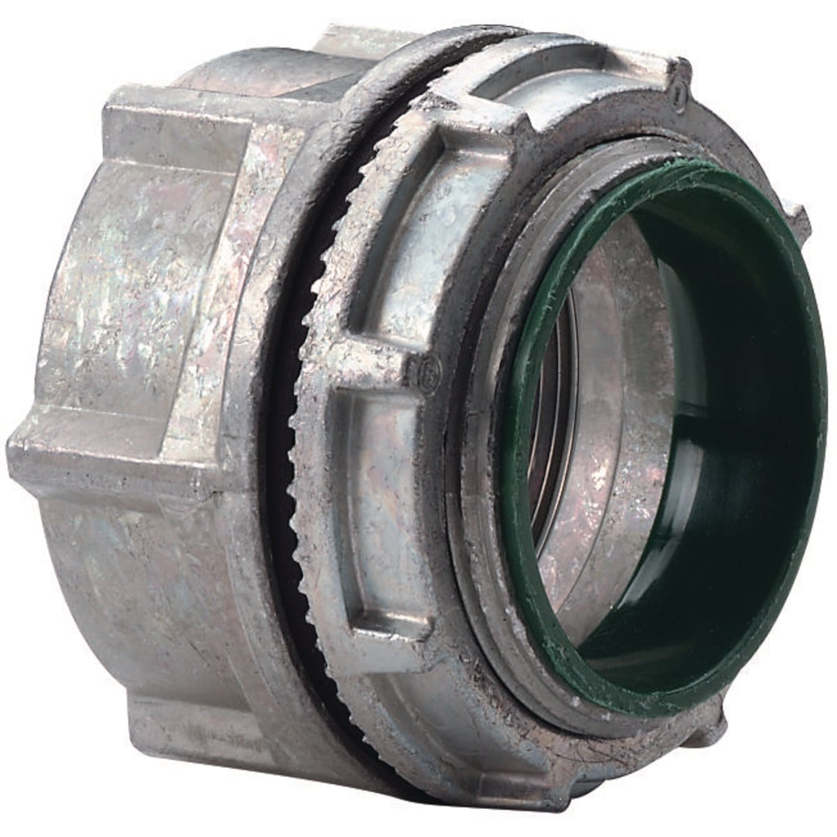 WH-6 Weatherproof Conduit Hub, 2 in, For Use With Electrical Conduit, Die Cast Zinc, Natural