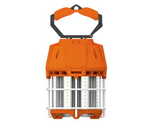 TEMP-60-850/15CP TEM Temporary High Bay Work Light, LED Lamp, 60 W Lamp, 120 V, Plug Base
