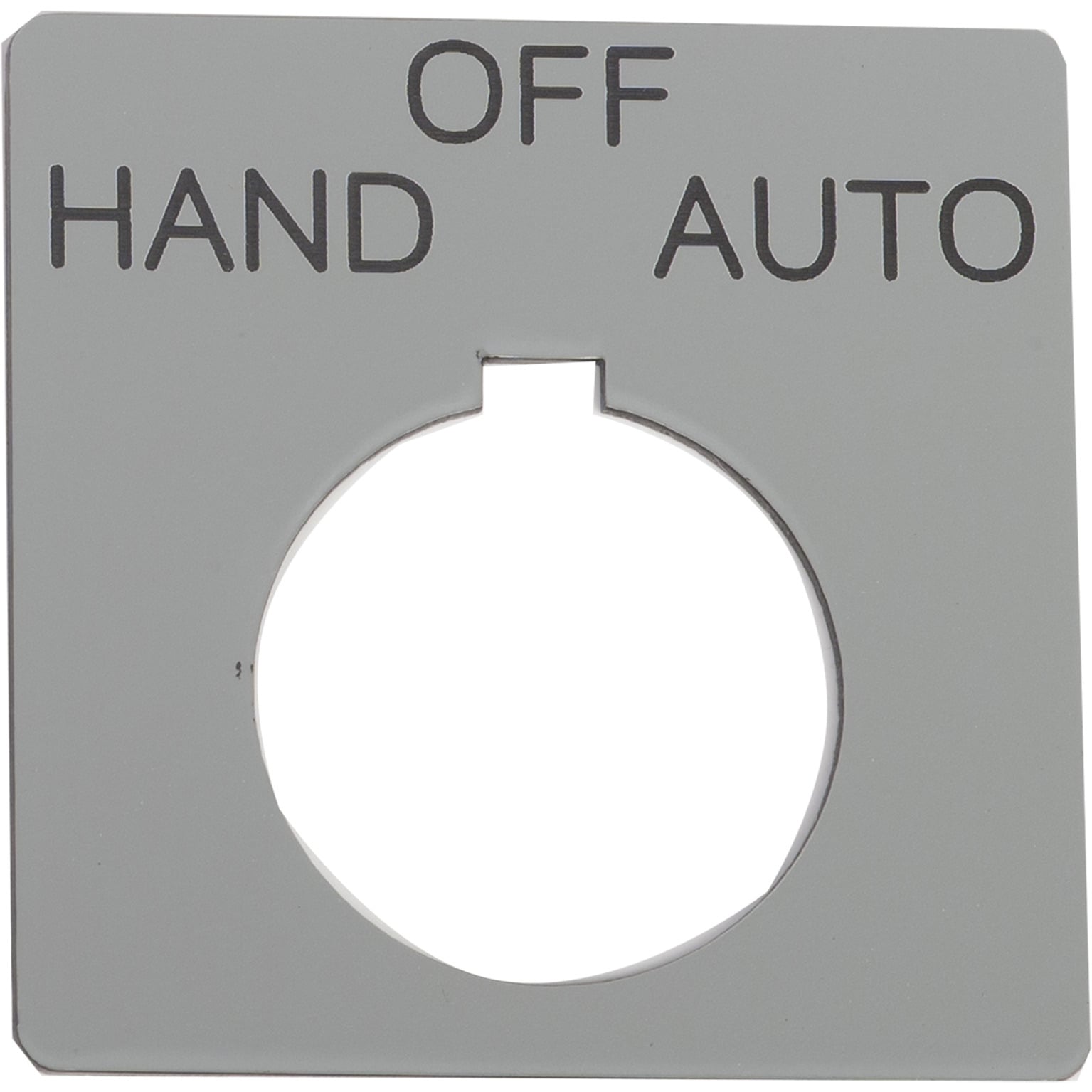 9001KN160SP 9001 T-K Legend Plate, 2-1/4 in H 2-1/4 in W, Square Plate, Plastic