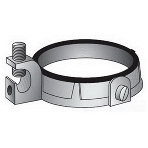 IBC-400LS-20AC Insulated Threaded Grounding Bushing, 4 in Trade, 14 AWG Wire Min, 2/0 AWG Wire Max, 5-3/16 in Dia, Malleable Iron