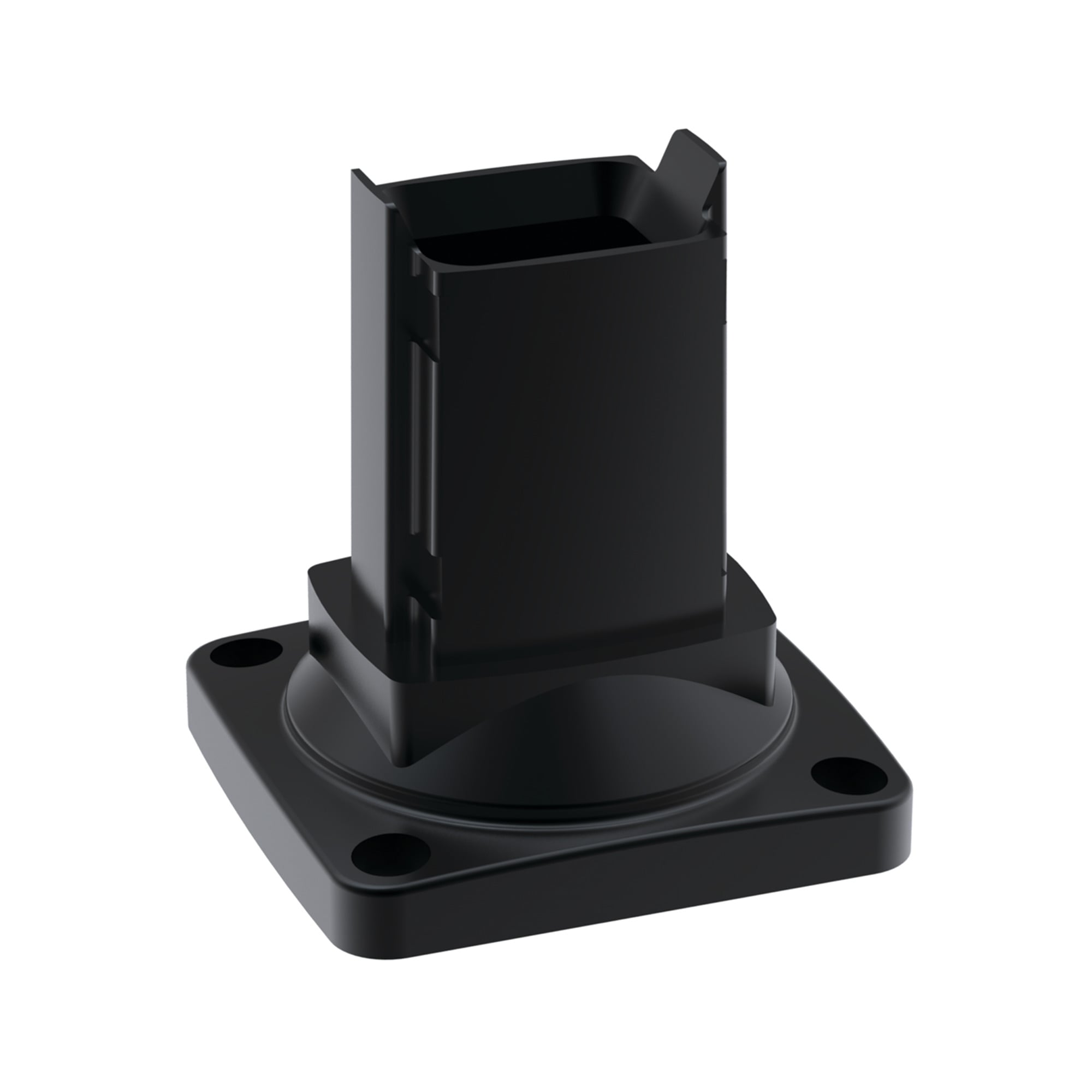 S2MWF Syspend CS4 Wall Flange, 5.12 in L x 5.12 in W x 5.59 in H, For Use With SYSPEND 281-MAX Suspension System, Aluminum, Black