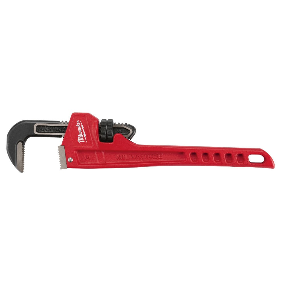 48-22-7114 Overbite Jaw Pipe Wrench, 14 in OAL, Hook Jaw, Steel Handle