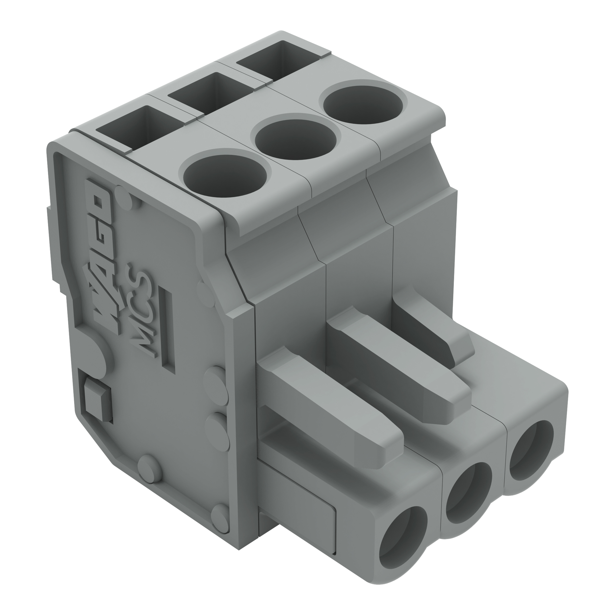 232-203/026-000 Operating Tool 1-Conductor Female Connector, 630 V, 14 A, 28 to 12 AWG Wire, 3 Poles