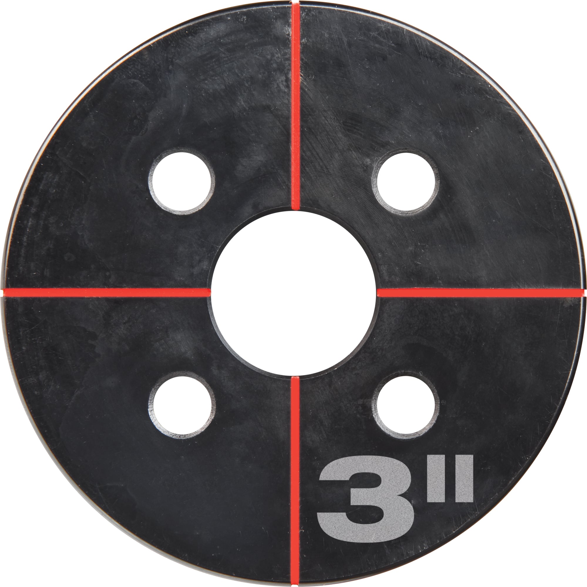 49-16-2674 Exact Knockout Die, 3 in Conduit/Pipe, Steel, 10 ga Mild Steel/12 ga Stainless Steel