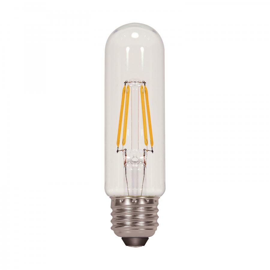 S9892 Dimmable Filament LED Lamp, 5 W, 40 W Incandescent Equivalent, E26 Lamp, T10 Shape, 430 Lumens