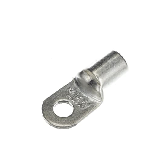 M975 Sta-Kon Non-Insulated Ring Terminal, 4/0 AN AWG to 250 kcmil Conductor, 2.4 in L, Tubular Barrel, Copper, Metallic