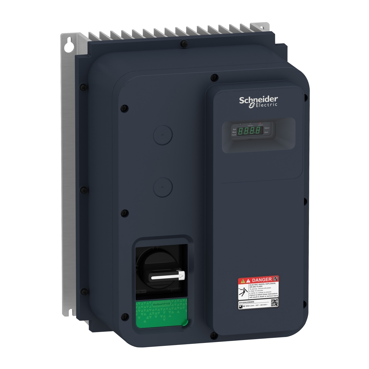 ATV320U22M2WS Variable Speed Drive, 200 to 240 V, 11.0 A, 9.84 in w x 9.25 in d