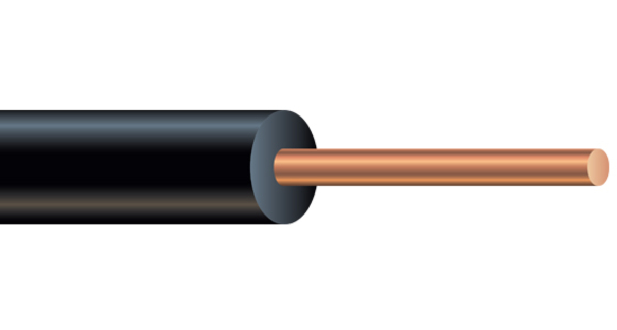 14274502 Transformer Riser Wire, Reel Packaging, 13.2 kV, (1) 4 AWG Solid Bare Soft Copper Conductor, 1000 ft L
