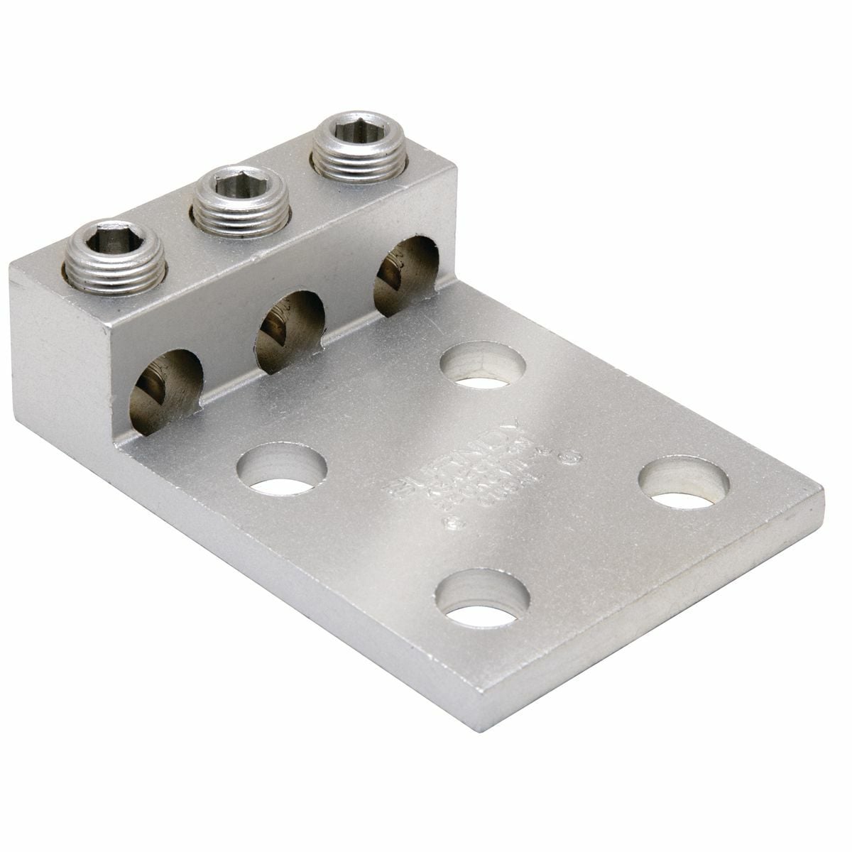 K3A29U-4N K3A-U Universal Mechanical Terminal Lug, 6 AWG to 250 kcmil Conductor Aluminum/Stranded Copper Conductor, 1/2 in Stud, 4 Bolt Holes