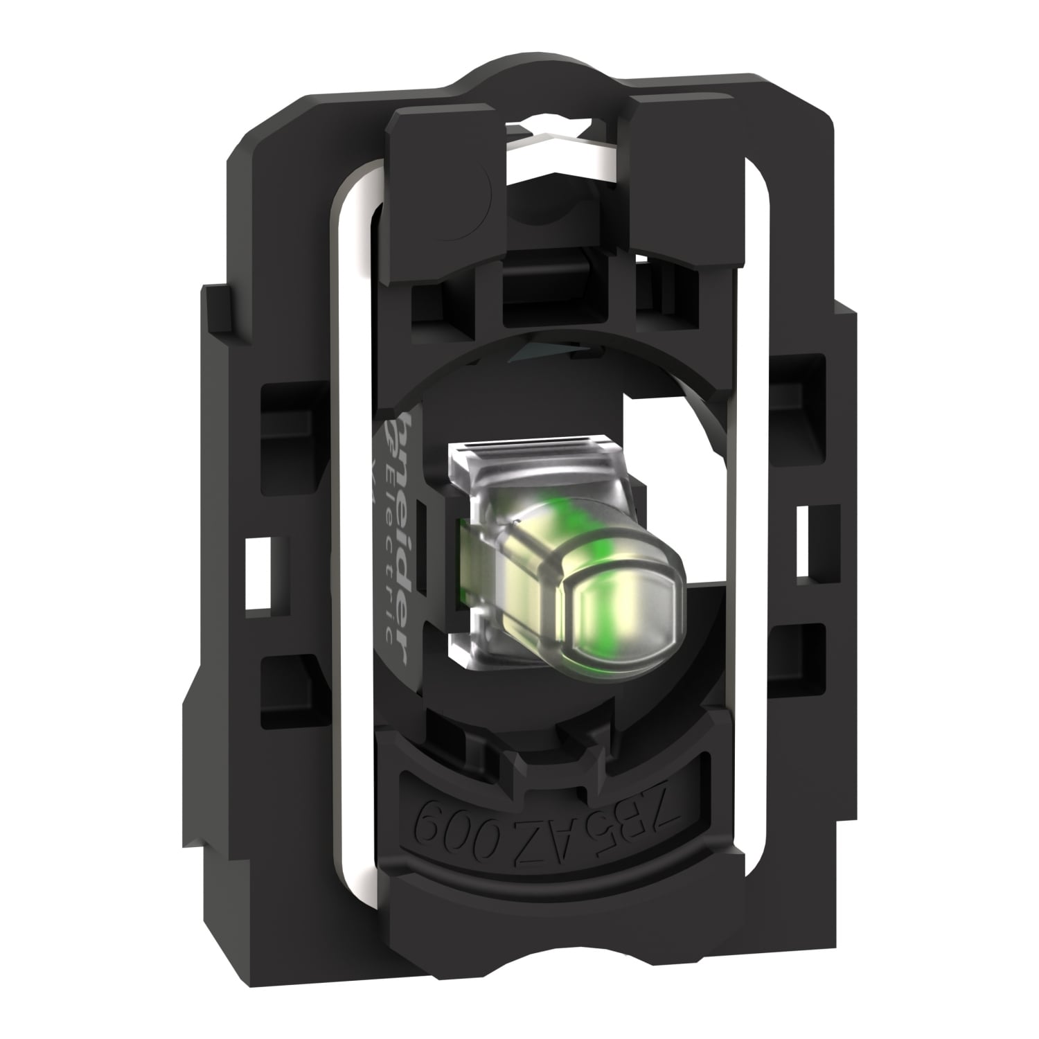 ZB5AVBG1 Harmony Light Block Assembly, 22 mm, LED Lamp, 24 to 120 V AC/DC, Screw Clamp Terminal, White