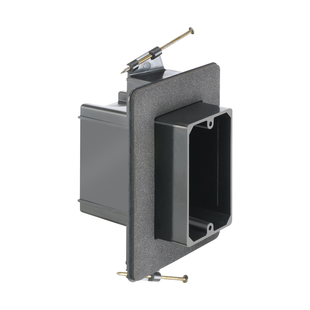 FN101FD One-Box Non-Conductive Versatile Vapor Box, Plastic, 28 cu-in Capacity, 1 Gangs, 7.664 in H x 4.5 in W x 4.344 in D