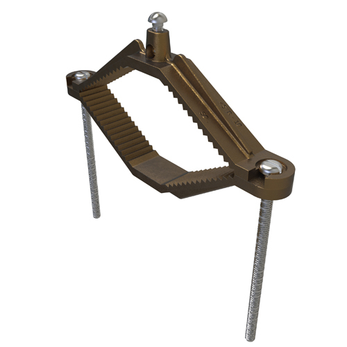 J6 ClearChoice Ground Clamp With Strap, 10 to 4 AWG Conductor
