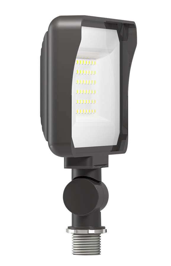 X34-35L/120 Floodlight Fixture, LED Lamp, 34.1 W Fixture, 120 V AC, Bronze Housing