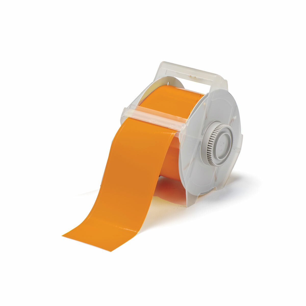 113152 GlobalMark Thermal Transfer Vinyl Label, 100 ft L x 2-1/4 in W, For Use With GlobalMark Industrial Label Maker, B-595 Vinyl, Orange