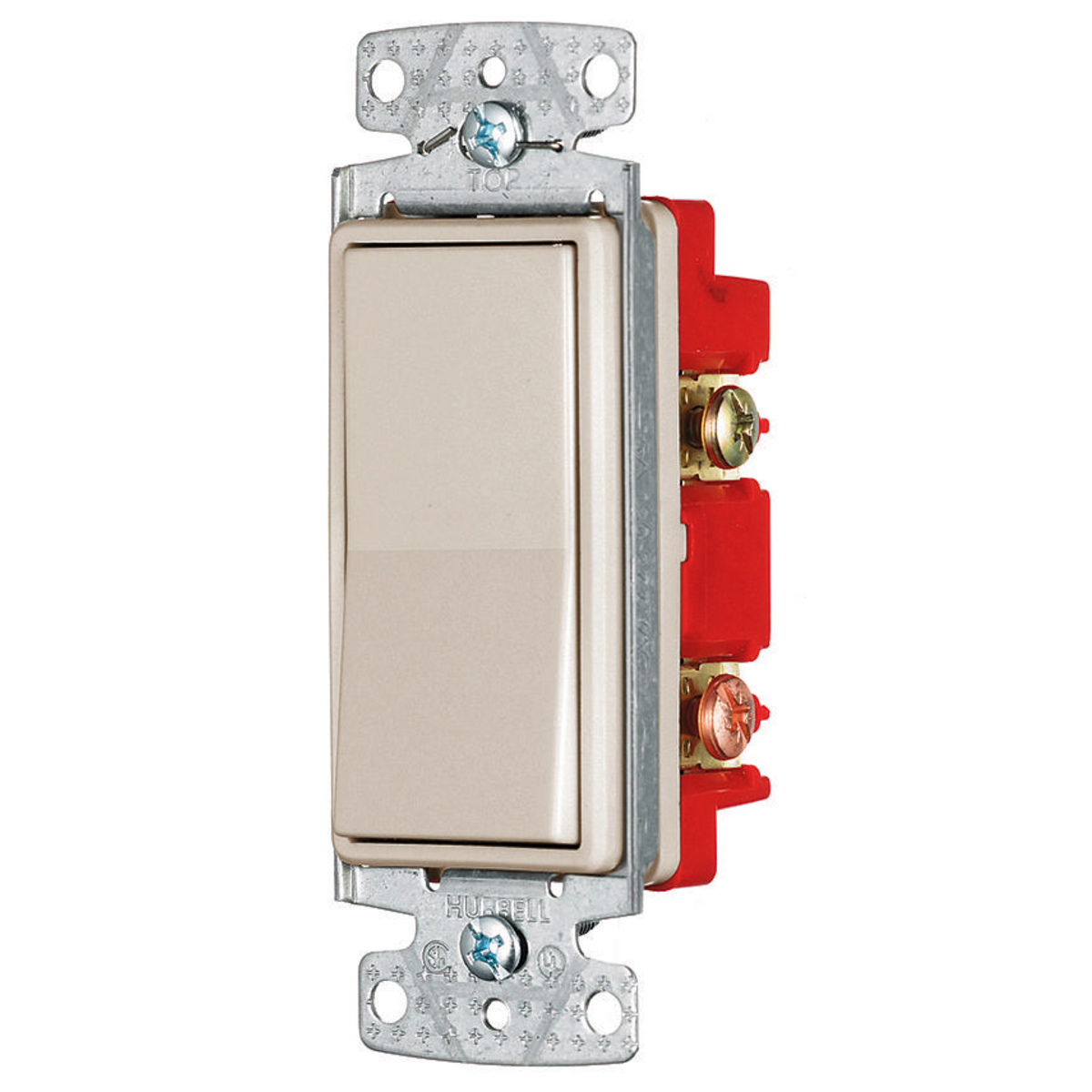 RSD415AL 4-Way General Purpose Self-Grounding Standard Decorator Switch, 120/277 VAC, 15 A, 4155 W Power Rating, 2-Position Contact