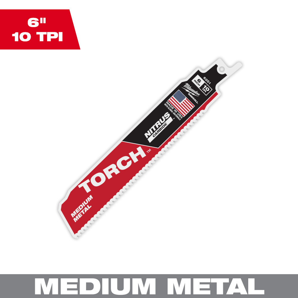 1pk 6" 10TPI Nitrus Torch for MM
