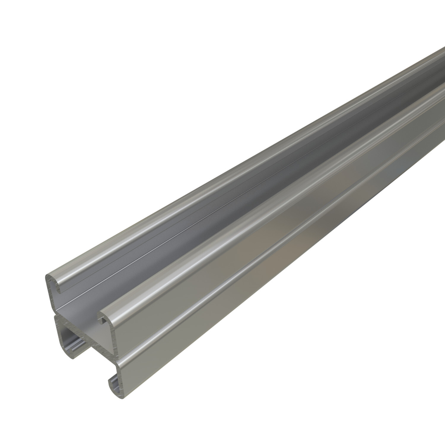 P3301-10PG P3300 Back to Back Solid Channel, 10 ft L 1-5/8 in W 1-3/4 in D 12 ga THK, Low Carbon Steel, Pre-Galvanized Zinc, Domestic