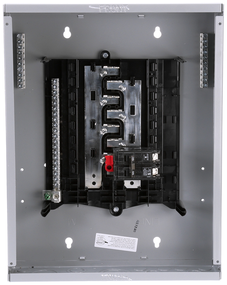 MB1224B1100G 3-Phase Liquid Cooled Low Voltage Mobile Home Unassembled Main Breaker Loadcenter Panel, 120/208 V AC, 100 A, 80 kW