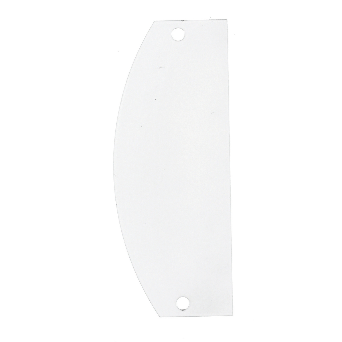 S1R8PSPU Blank Perimeter Standard Sub Plate, 4 in L x 1.58 in W x 0.06 in D, Steel